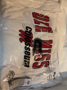 Ole Miss Colosseum White Hoodie